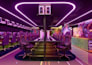 create 3d game lounge design, 3d game arcade, game arena, 3d game room